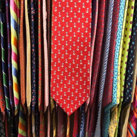 Salvatore Ferragamo tie - red, white, and blue - Picture 2 of 7